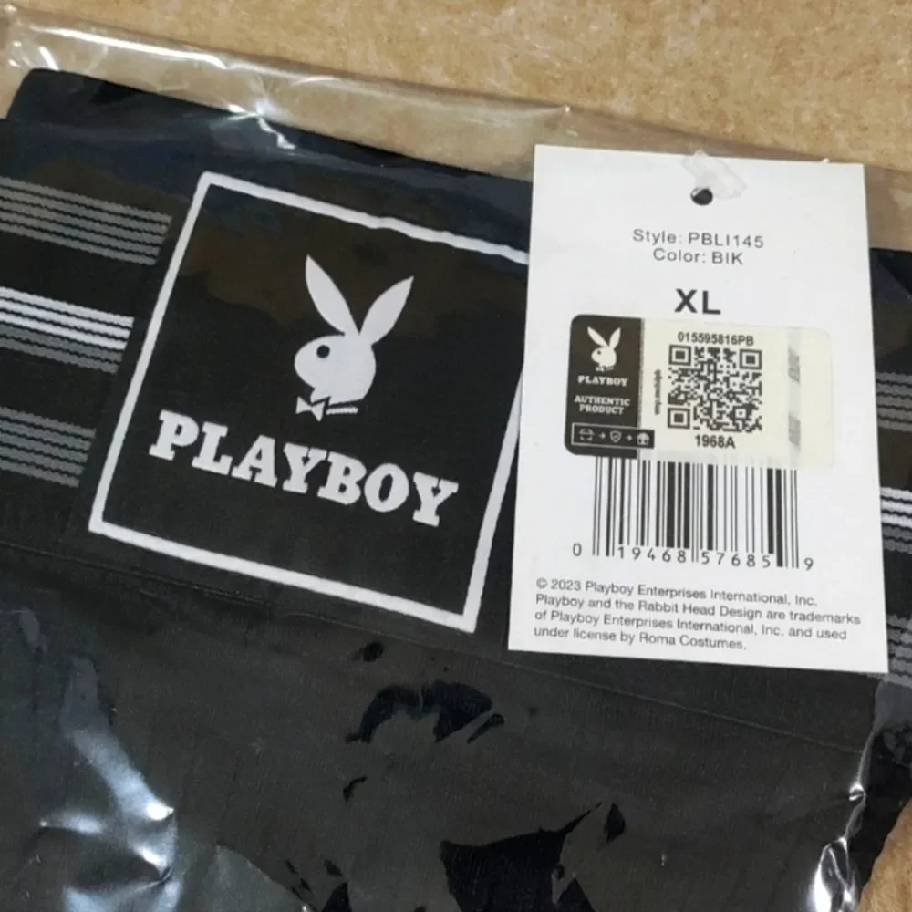 Playboy Men's Locker Room Classic Black Jockstrap XL -J